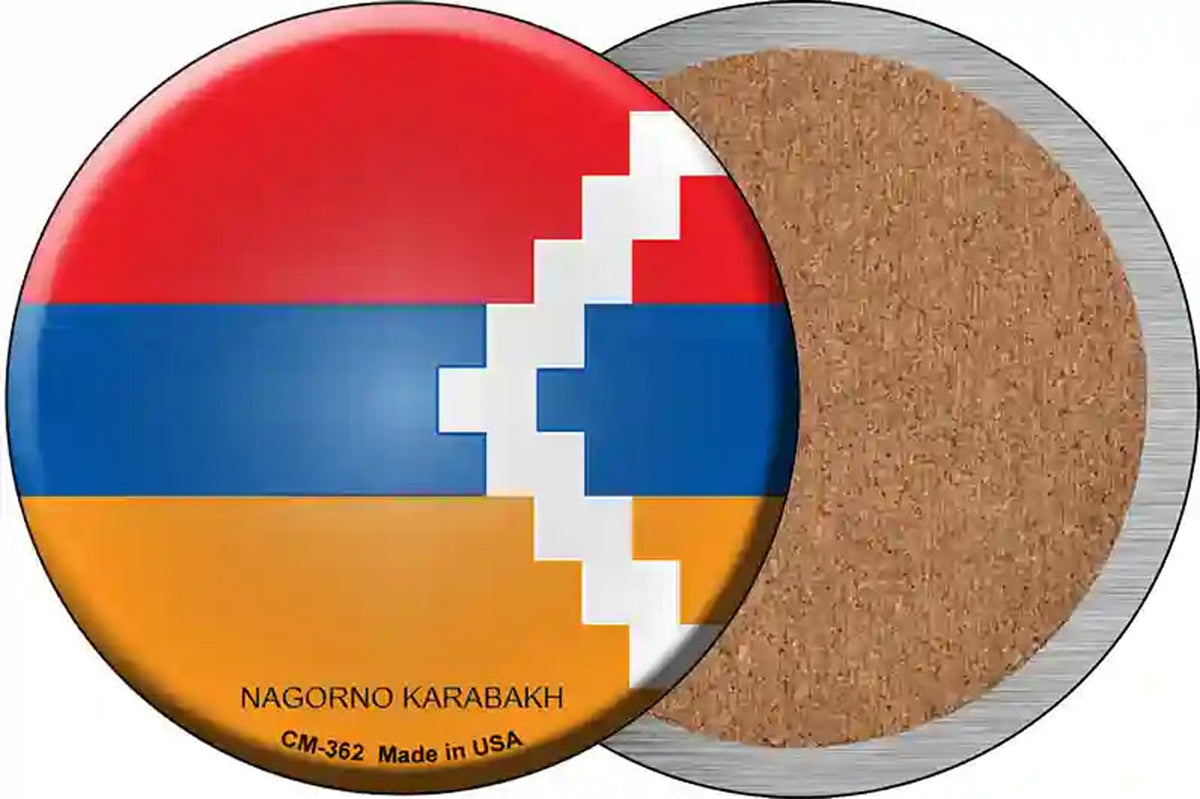 Nagorno Karabakh Country Novelty Circle Coaster Set of 4