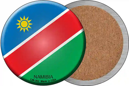 Namibia Country Novelty Circle Coaster Set of 4