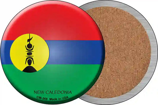 New Caledonia Country Novelty Circle Coaster Set of 4