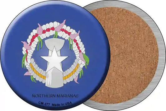 Northern Marianas Country Novelty Circle Coaster Set of 4