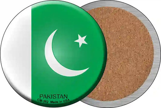 Pakistan Country Novelty Circle Coaster Set of 4