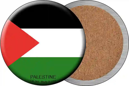 Palestine Country Novelty Circle Coaster Set of 4