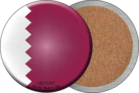 Qutar Country Novelty Circle Coaster Set of 4