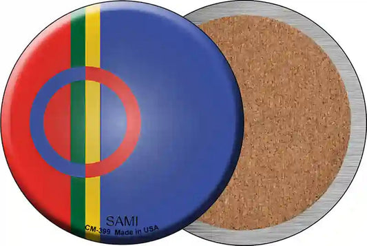Sami Country Novelty Circle Coaster Set of 4