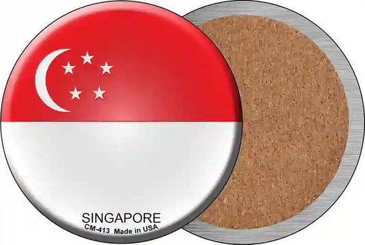 Singapore Country Novelty Circle Coaster Set of 4