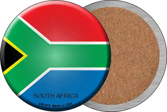 South Africa Country Novelty Circle Coaster Set of 4