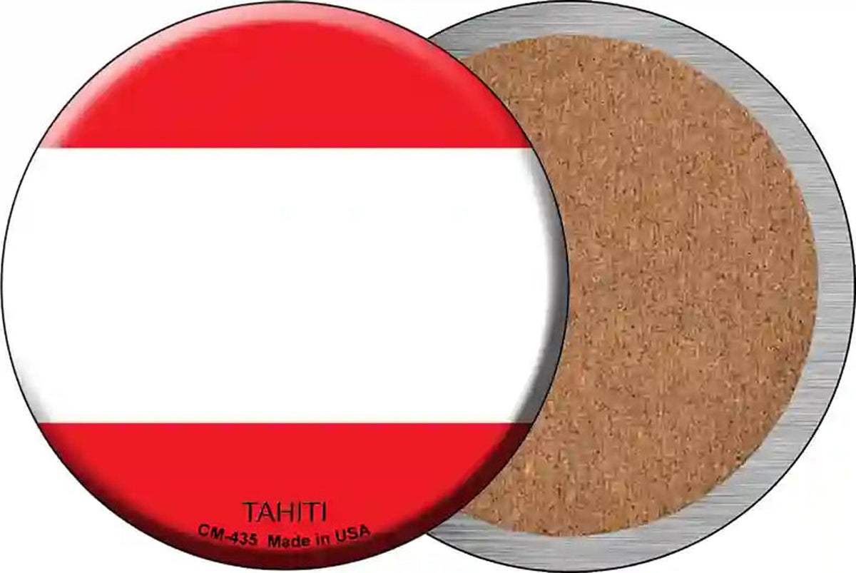 Tahiti Country Novelty Circle Coaster Set of 4