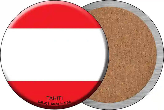 Tahiti Country Novelty Circle Coaster Set of 4