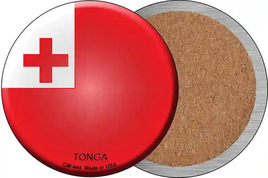 Tonga Country Novelty Circle Coaster Set of 4