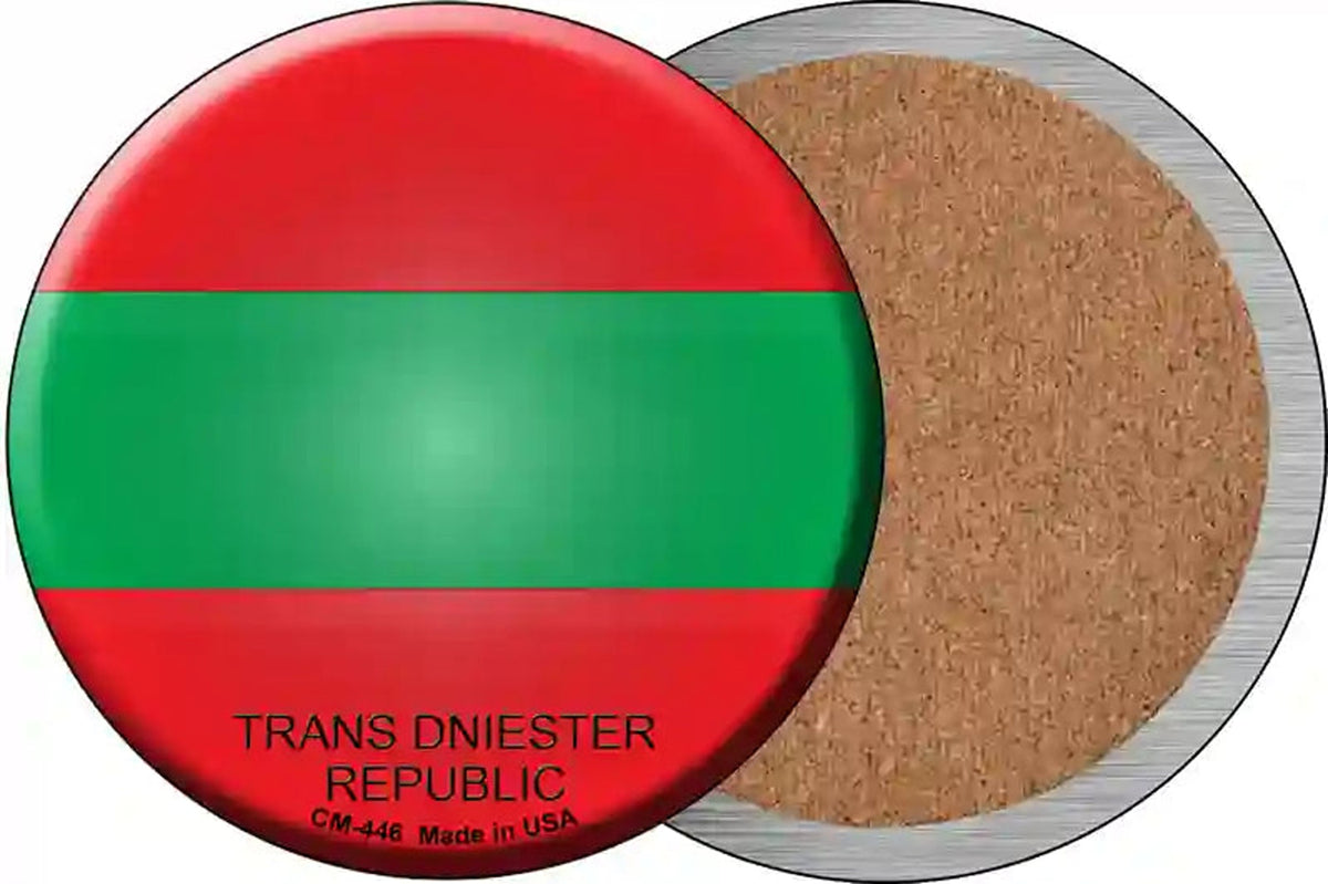 Trans Dniester Republic Novelty Circle Coaster Set of 4