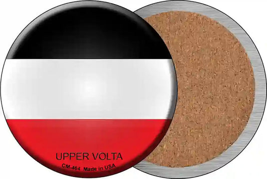Upper Volta Country Novelty Circle Coaster Set of 4