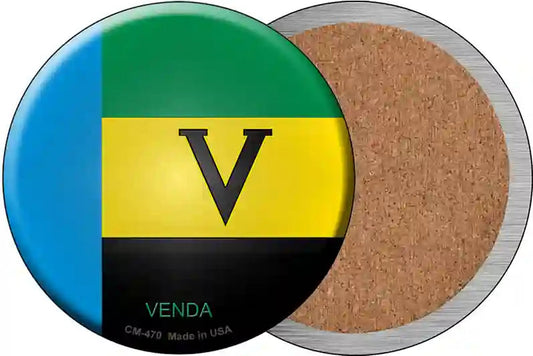 Venda Country Novelty Circle Coaster Set of 4