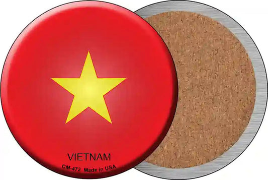 Vietnam Country Novelty Circle Coaster Set of 4