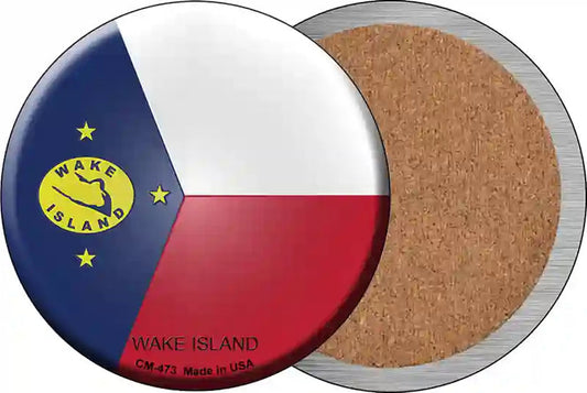 Wake Island Novelty Circle Coaster Set of 4