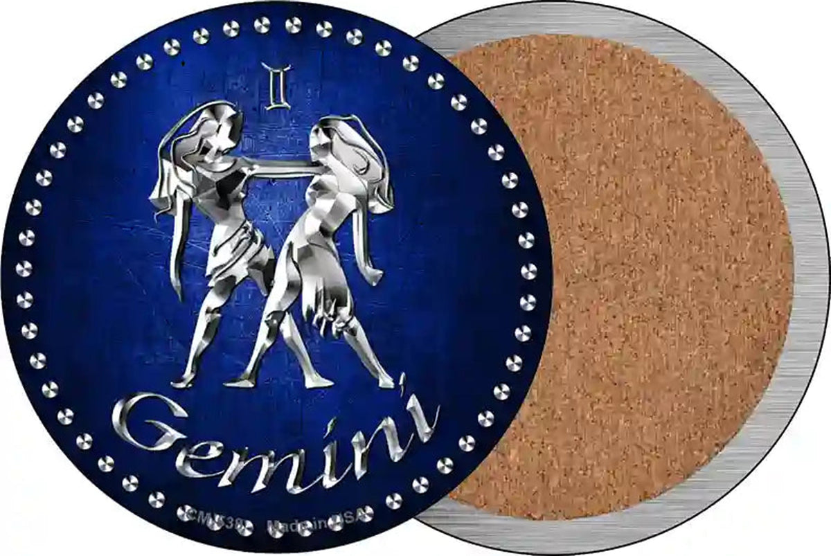 Gemini Novelty Circle Coaster Set of 4
