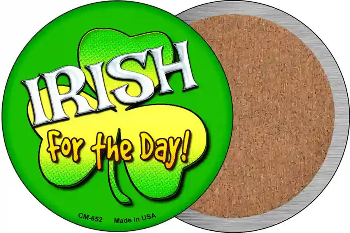 Irish For The Day Novelty Circle Coaster Set of 4