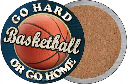 Basketball Novelty Circle Coaster Set of 4