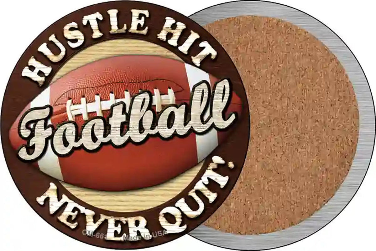Football Novelty Circle Coaster Set of 4