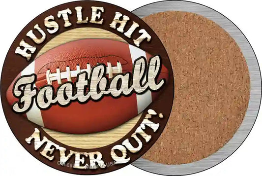 Football Novelty Circle Coaster Set of 4