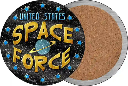 US Space Force Novelty Circle Coaster Set of 4