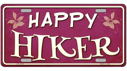 Happy Hiker Novelty License Plate