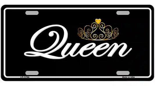 Queen Novelty License Plate