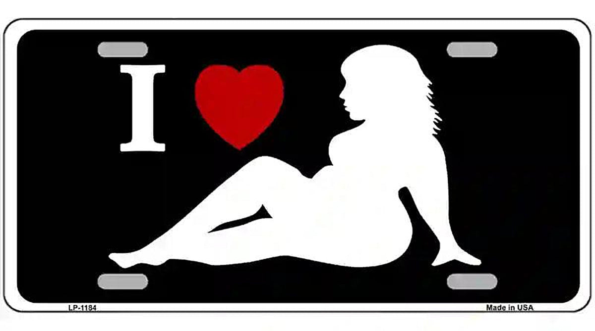 Full Figured Women Novelty Metal License Plate