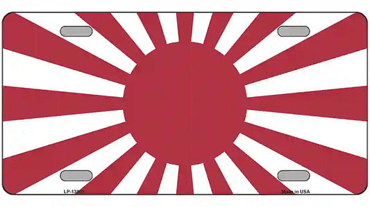 Rising Sun Japan Novelty Metal License Plate Tag