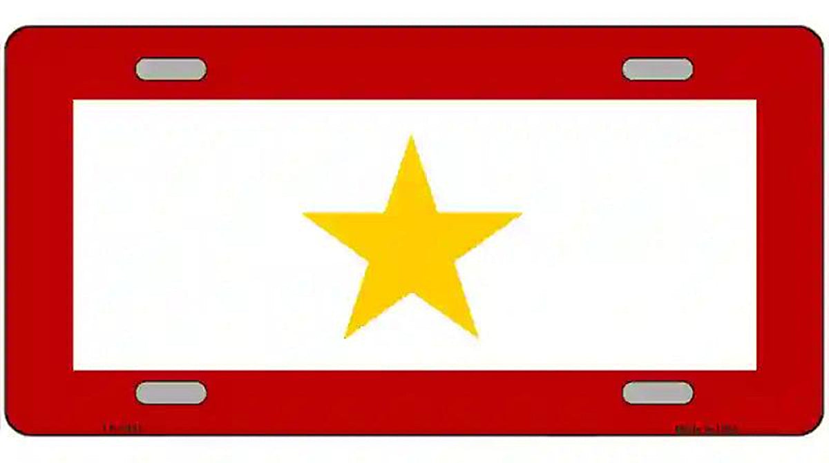 Gold Star Mother One Metal Novelty License Plate