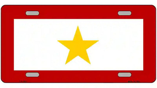 Gold Star Mother One Metal Novelty License Plate