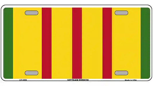Vietnam Ribbon Metal Novelty License Plate