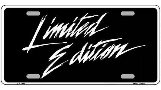 Limited Edition Metal Novelty License Plate