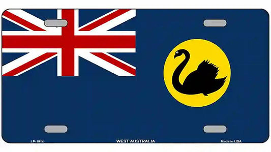 West Australia Flag Metal Novelty License Plate