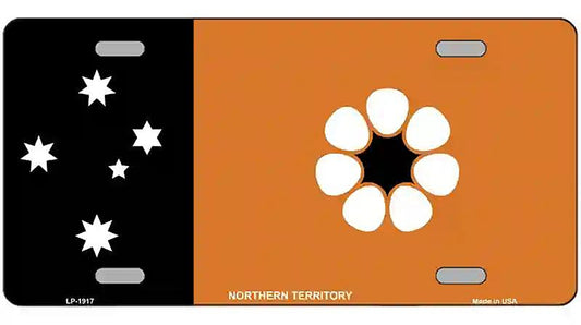 Northern Territory Flag Metal Novelty License Plate