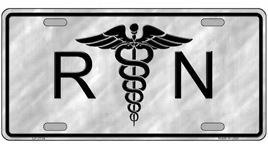 RN Metal Novelty License Plate