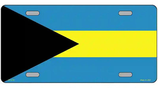 Bahamas Flag Metal Novelty License Plate