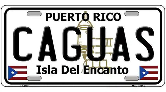 Caguas Puerto Rico Metal Novelty License Plate