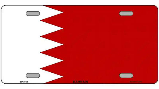 Bahrain Flag Metal Novelty License Plate