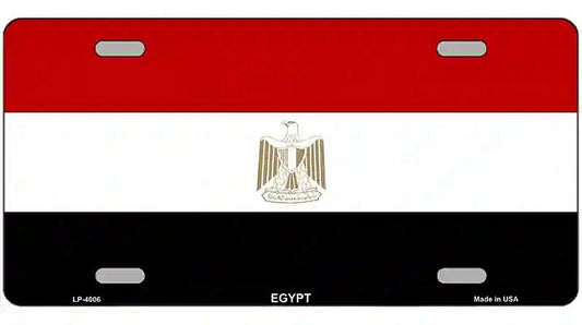 Egypt Flag Metal Novelty License Plate