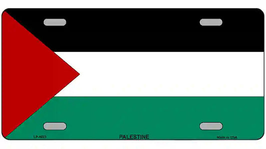 Palestine Country Flag Metal Novelty License Plate