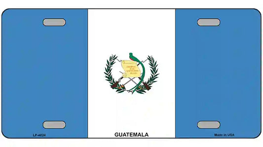 Guatemala Country Flag Metal Novelty License Plate