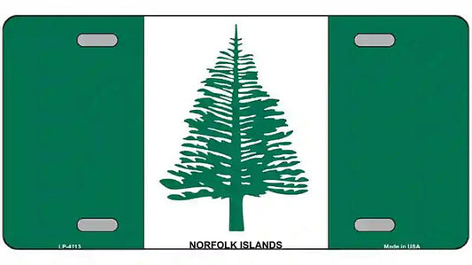 Norfolk Islands Flag Metal Novelty License Plate
