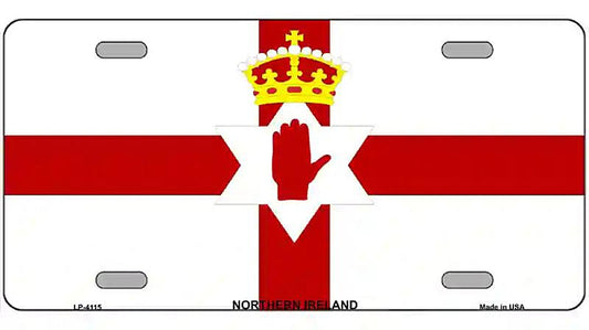 Northern Ireland Flag Metal Novelty License Plate
