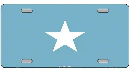 Somalia Flag Metal Novelty License Plate