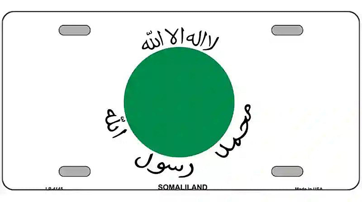 Somaliland Flag Metal Novelty License Plate