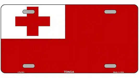 Tonga Flag Metal Novelty License Plate