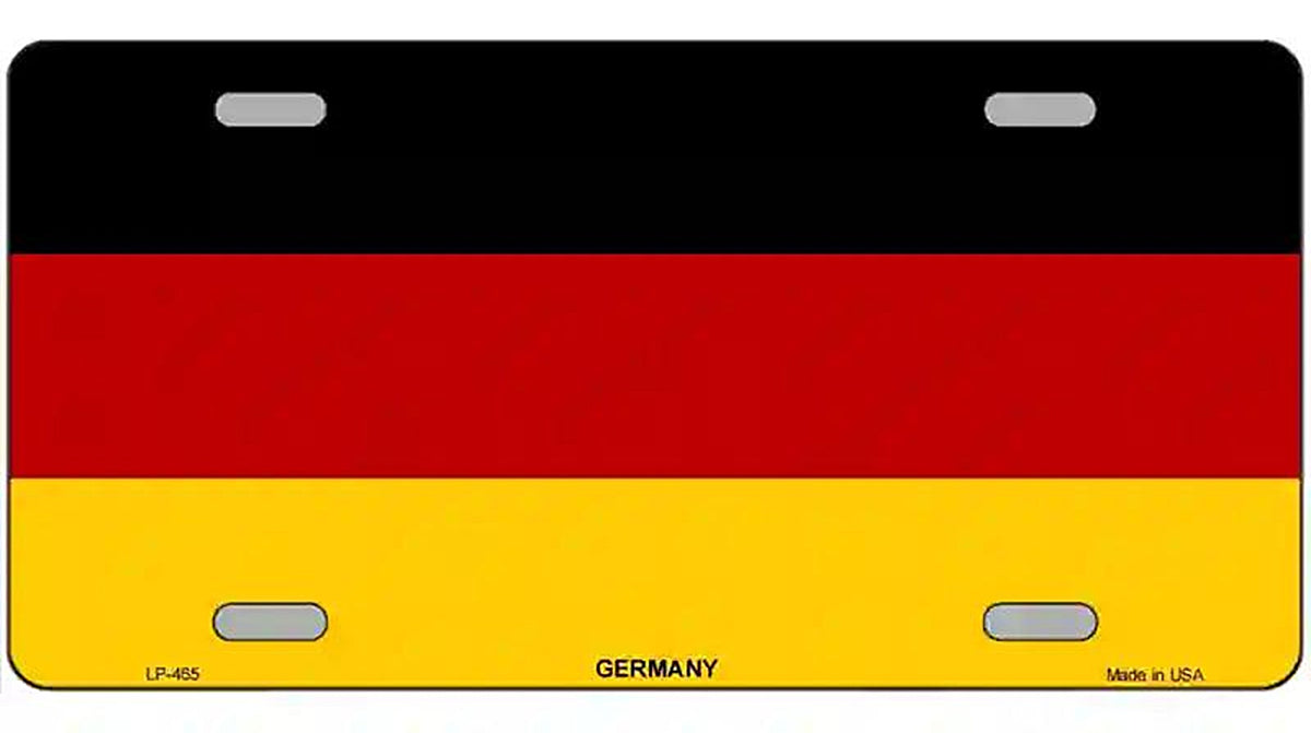 Germany Flag Metal Novelty License Plate