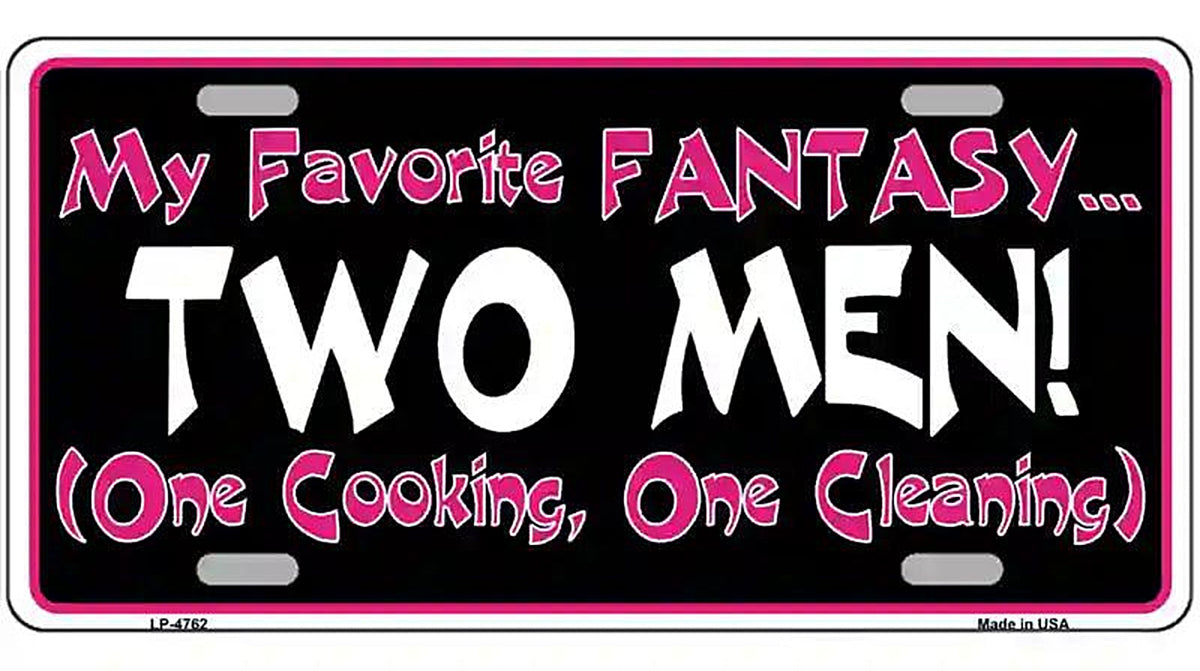 My Favorite Fantasy Novelty Metal License Plate