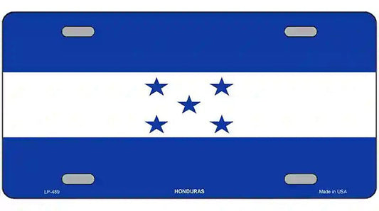 Honduras Flag Metal Novelty License Plate