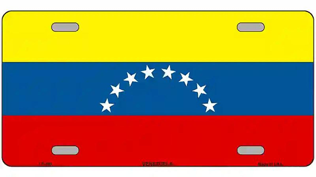 Venezuela Metal Novelty License Plate